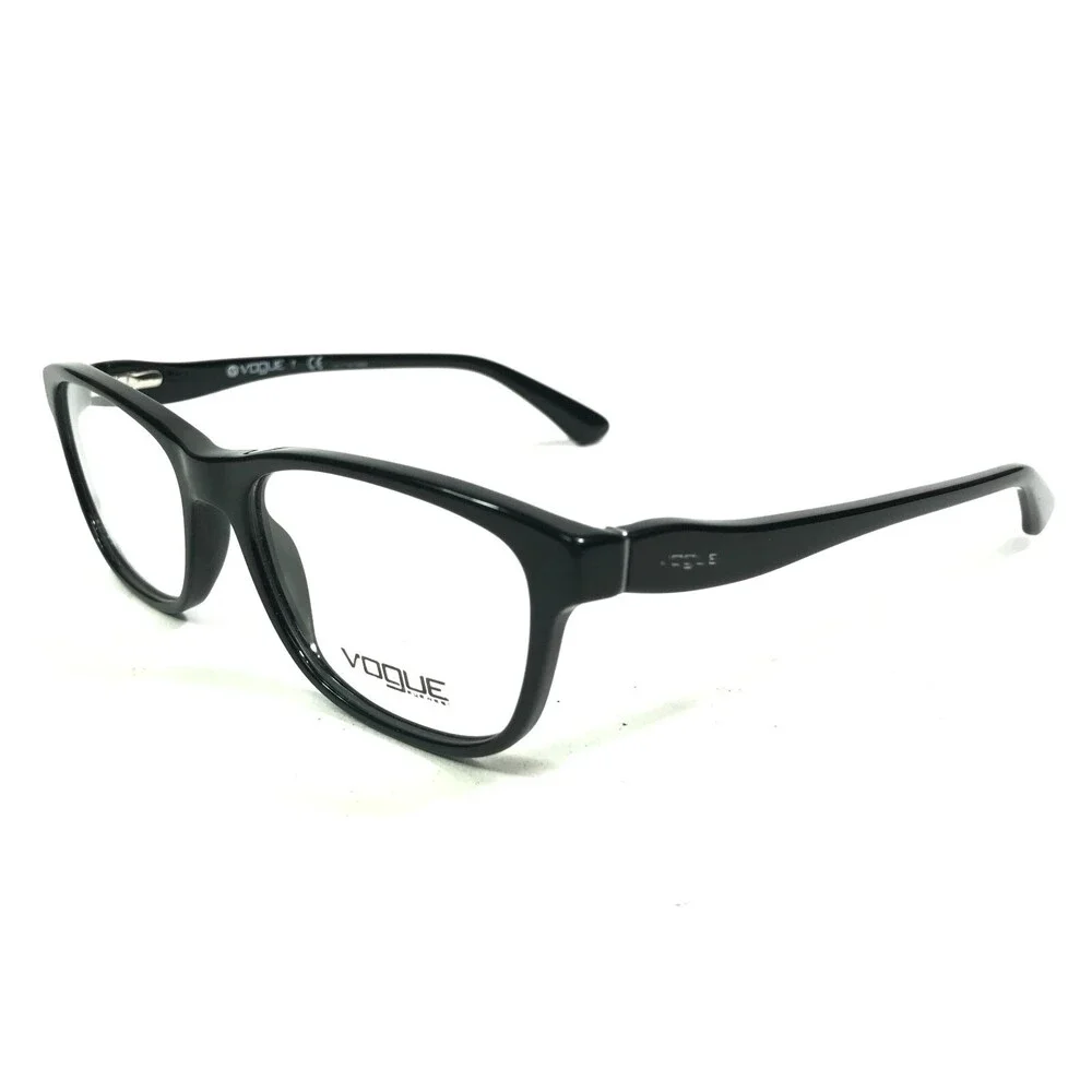 Vogue Eyeglasses Frames VO2908 W44 Black Cat Eye Square Full Rim 51-16-140